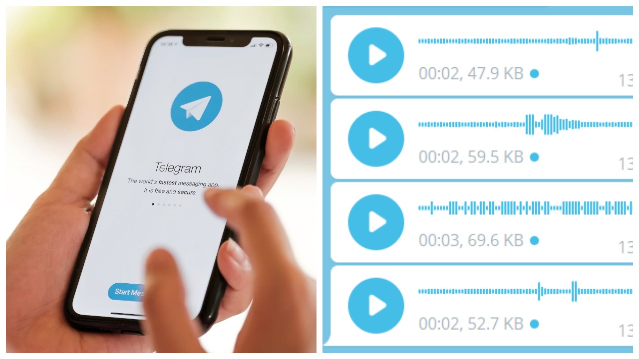 Как записать голосовое сообщение в Телеграмме